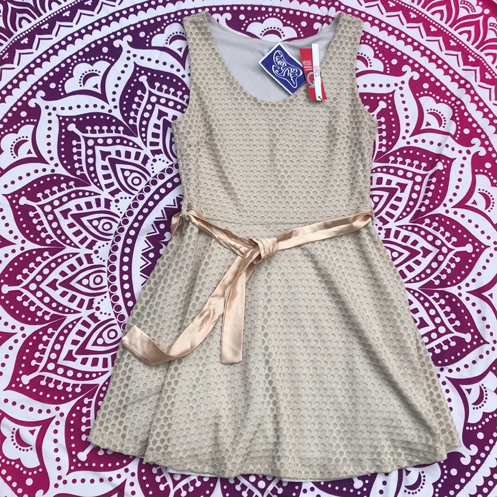 Gorgeous Cream Detailed Mini Dress